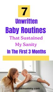 newborn baby routines